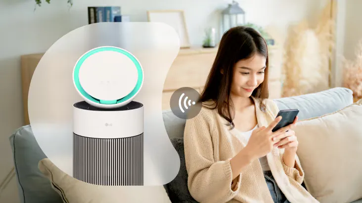Smart living begins with LG ThinQ™